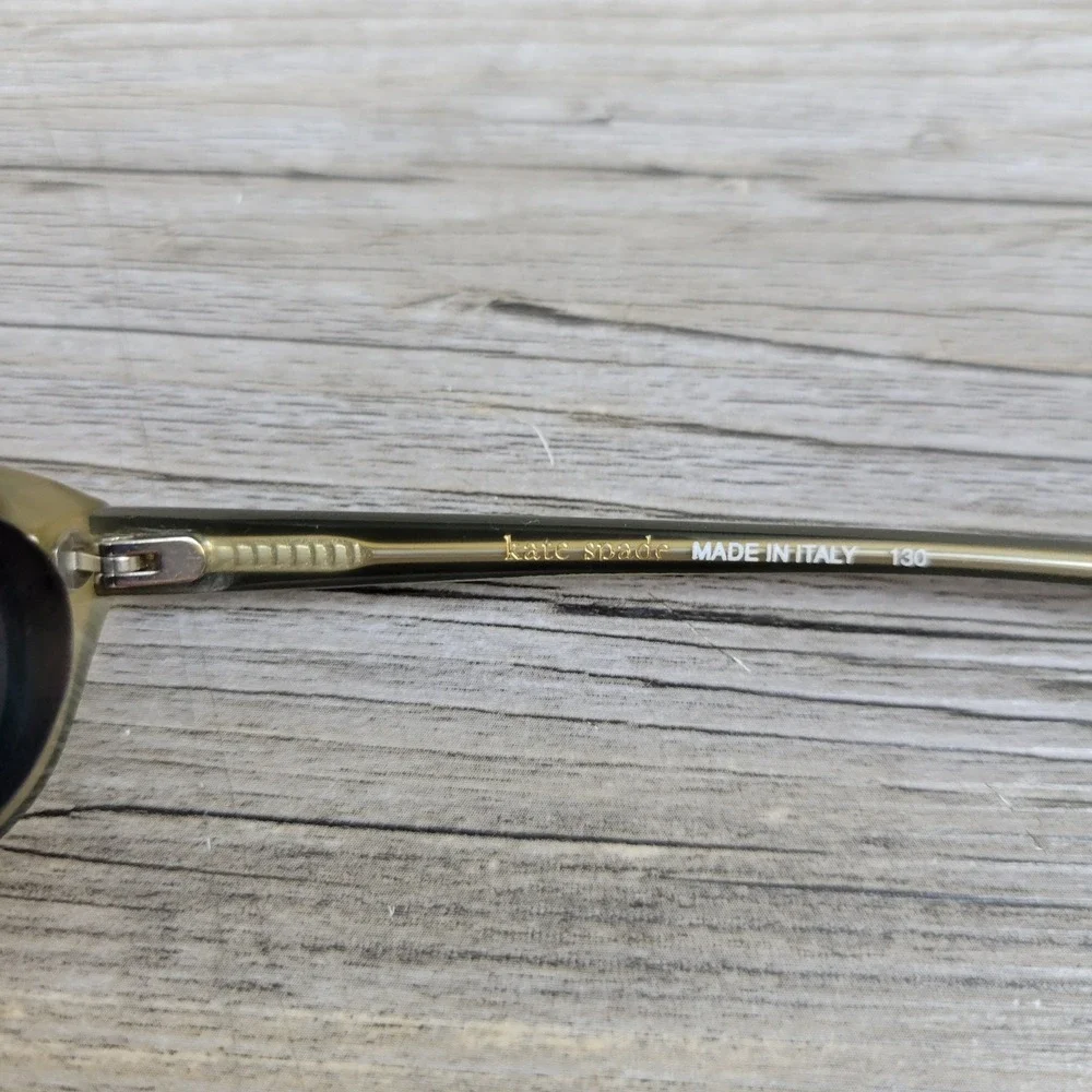 Kate Spade Sunglasses N9U Bianca Olive Green Oval Womens 130mm Frames Only